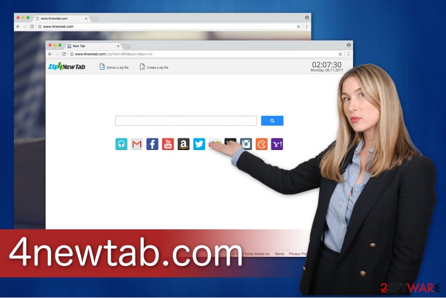 4newtab.com browser hijacker aims for pay-per-click revenue