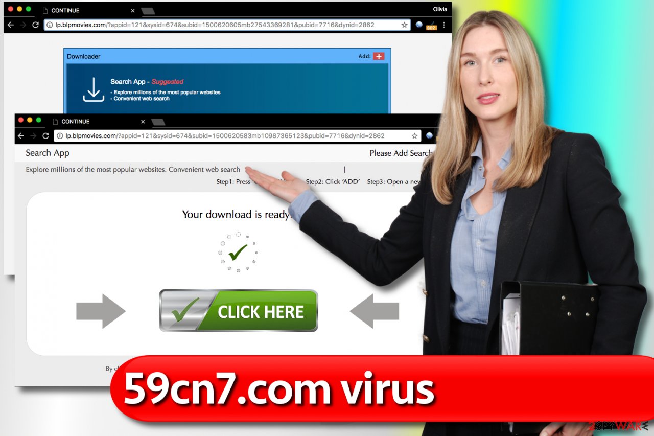 Ads by 59cn7.com virus