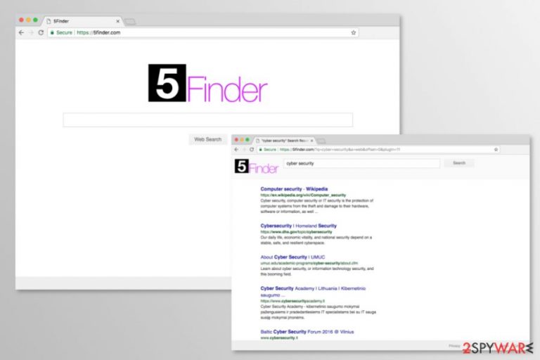 Screenshot of 5finder.com