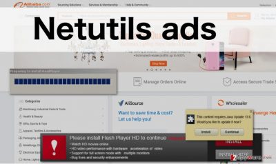 A picture displaying Netutils ads