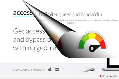 The picture illustrating AccessUnstop.net