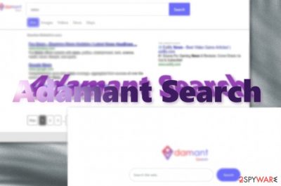 The picture illustrating Adamant Search engine
