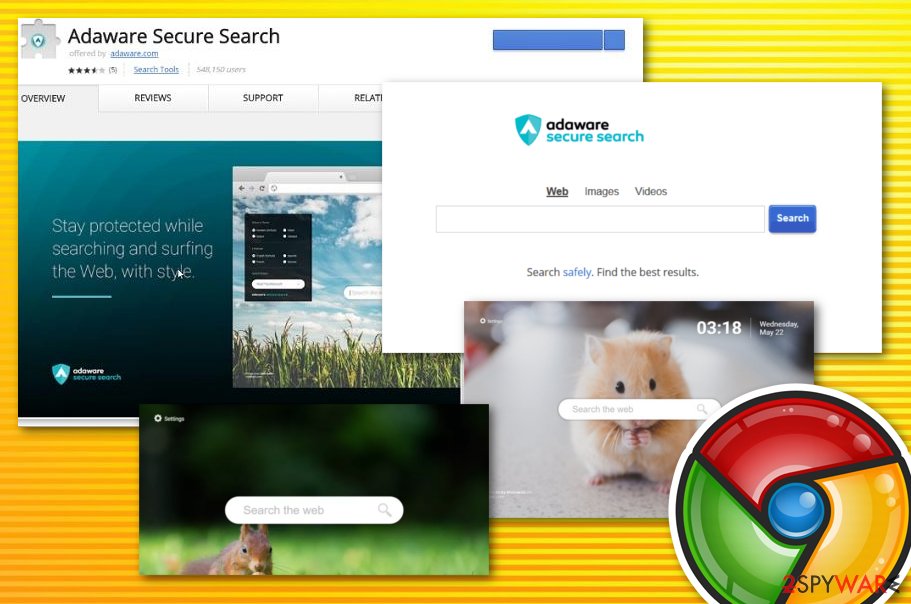 Adware secure search virus