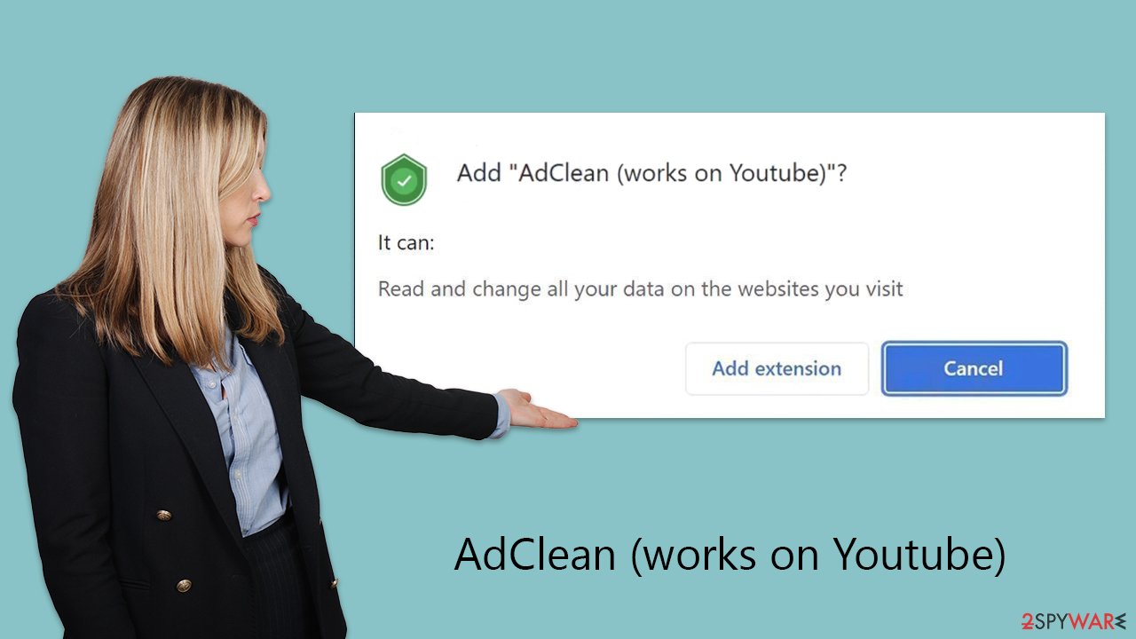 AdClean (works on Youtube) adware