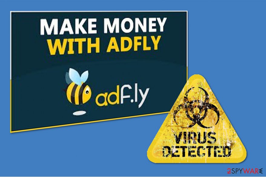 Adf.ly virus can be designed to install malware
