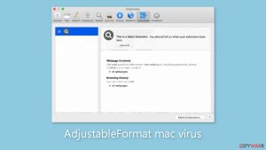AdjustableFormat mac virus