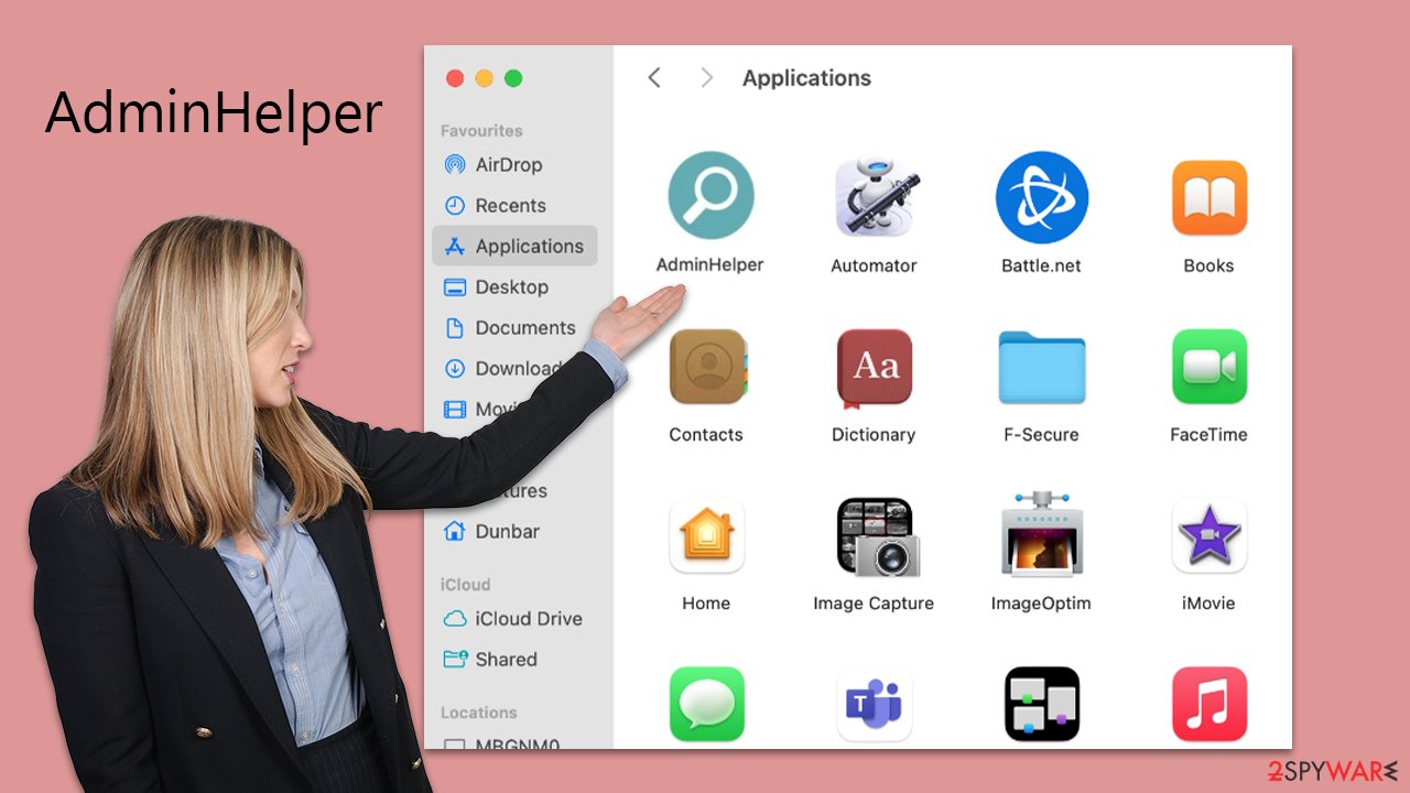 AdminHelper Mac virus