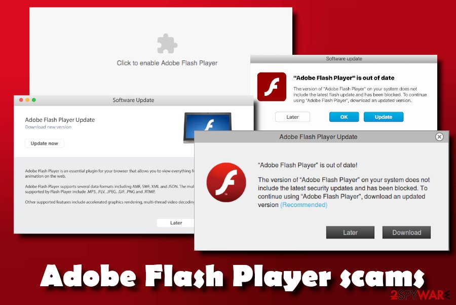 adobe flash player update virus removal