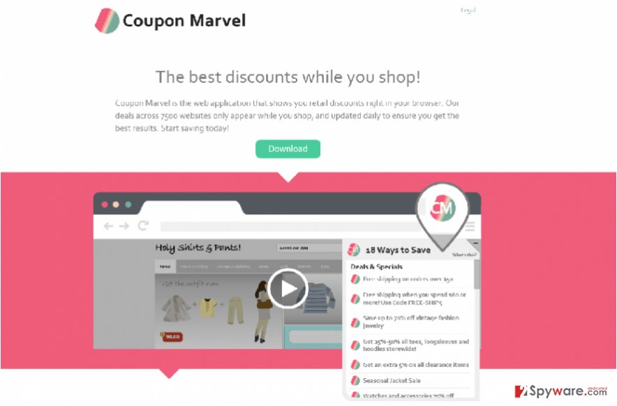 Ads by Coupon Marvel snapshot Ads by Coupon Marvel snapshot