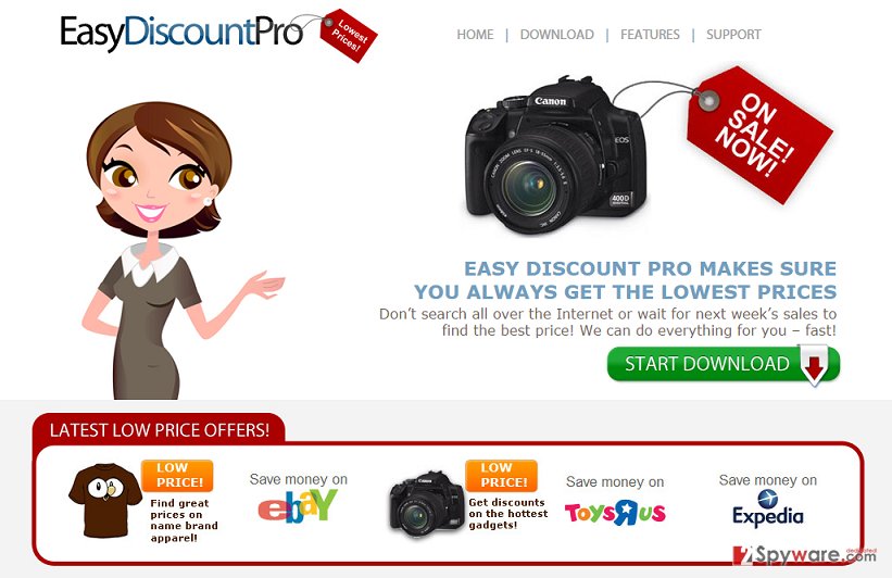 Ads by Easy Discount Pro snapshot Ads by Easy Discount Pro snapshot