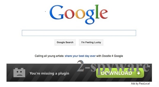 “Ads by PassLocal” virus snapshot “Ads by PassLocal” virus snapshot