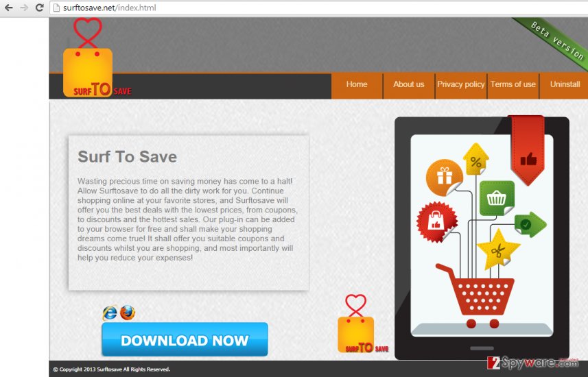 Ads by Surf to Save snapshot Ads by Surf to Save snapshot