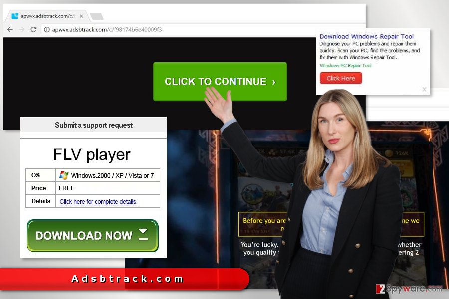 The picture of Adsbtrack.com ads