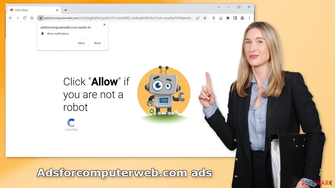 Adsforcomputerweb.com ads