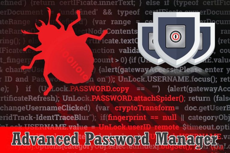 Advanced Password Manager scareware