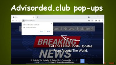 Advisorded.club pop-ups