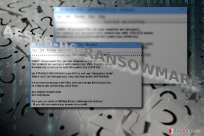 The picture illustrating AES256-06 malware