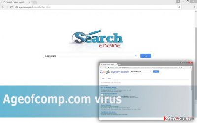The picture of Ageofcomp.com virus