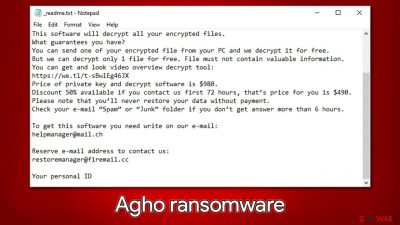 Agho ransomware