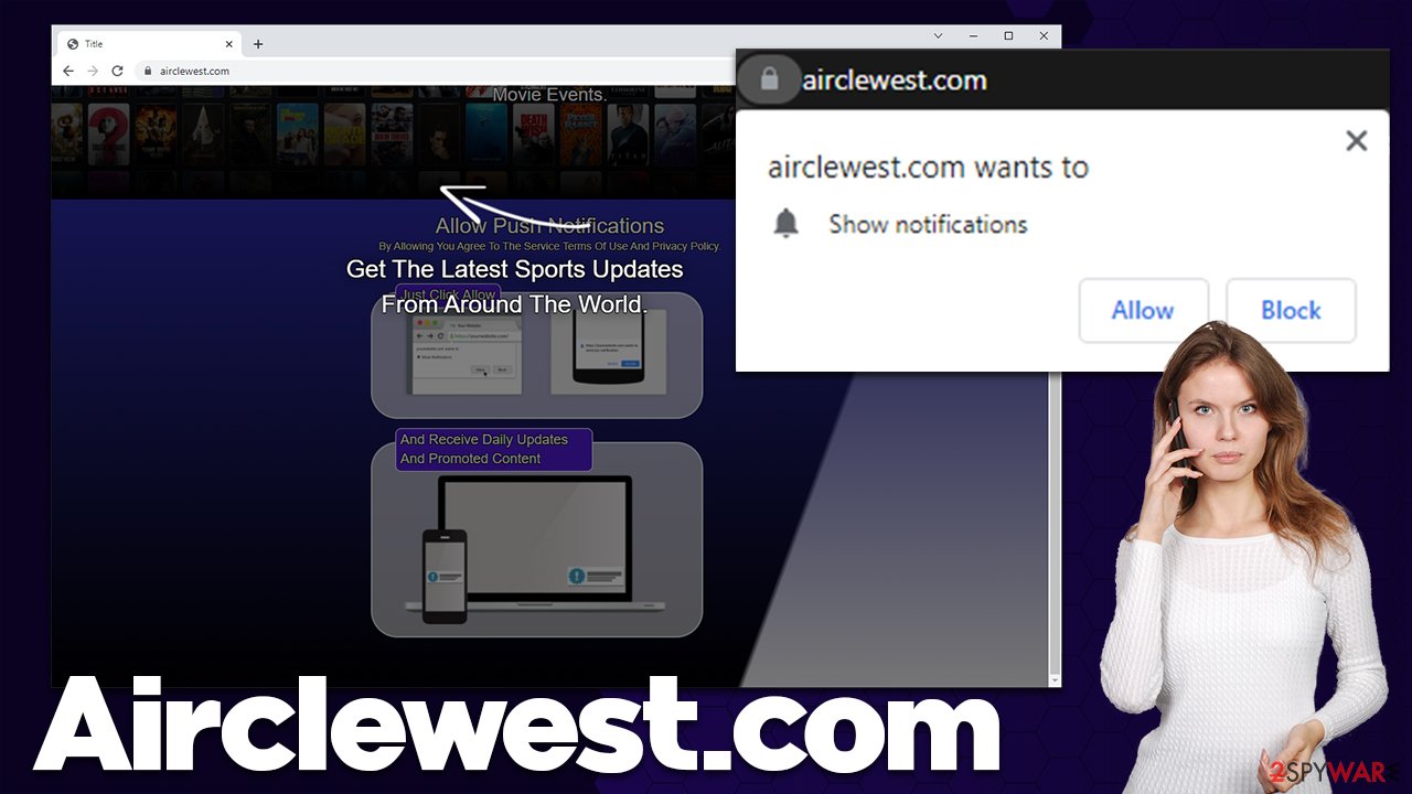 Airclewest.com virus