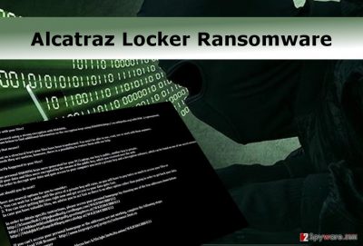 The attack of Alcatraz Locker ransomware virus