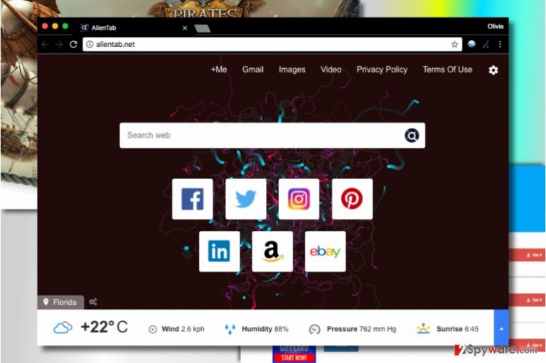Alientab.net virus
