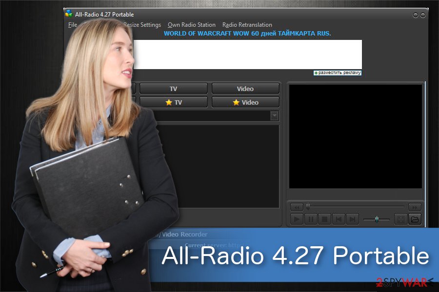 All-Radio 4.27 Portable malware illustration