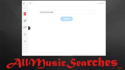 AllMusicSearches browser hijacker
