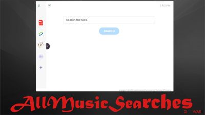 AllMusicSearches browser hijacker