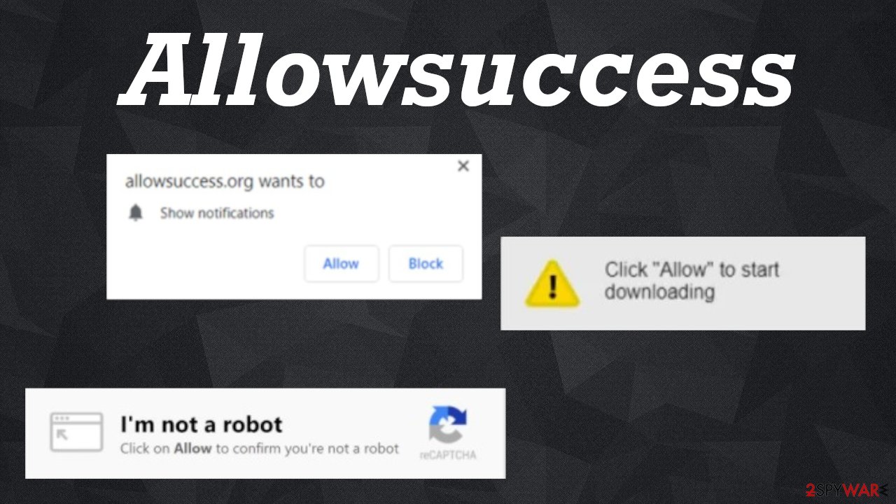 Allowsuccess pop-up