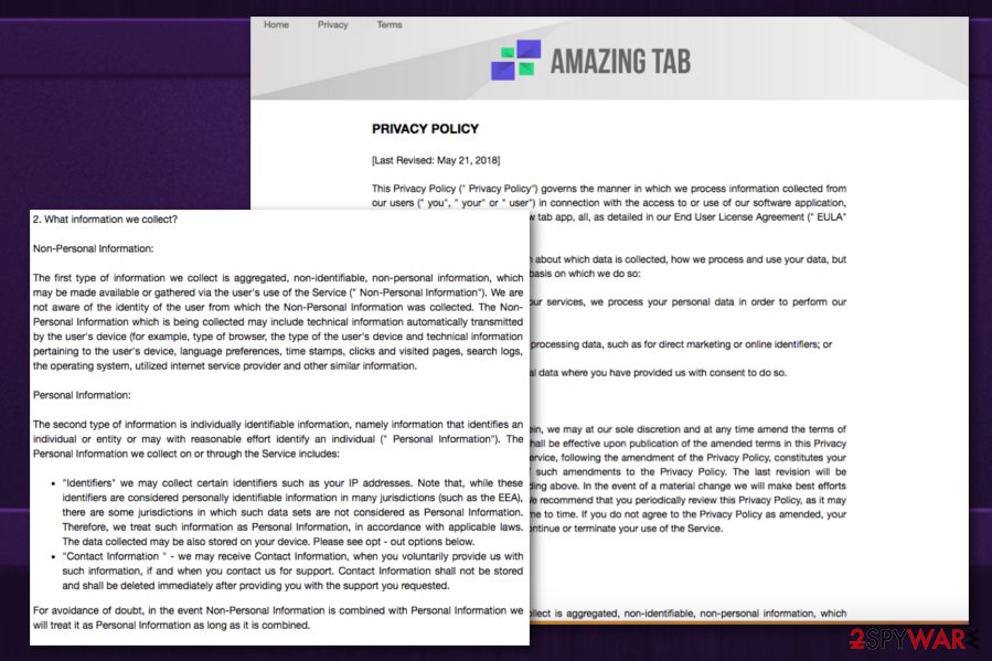 AmazingTab virus AmazingTab virus