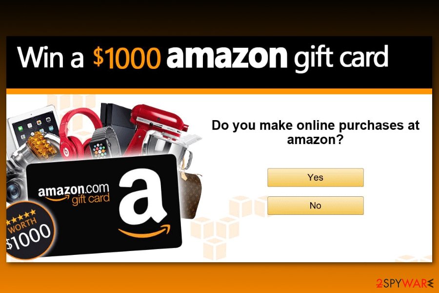 Remove Amazon Gift Card Scam Survey Virus 21 Update