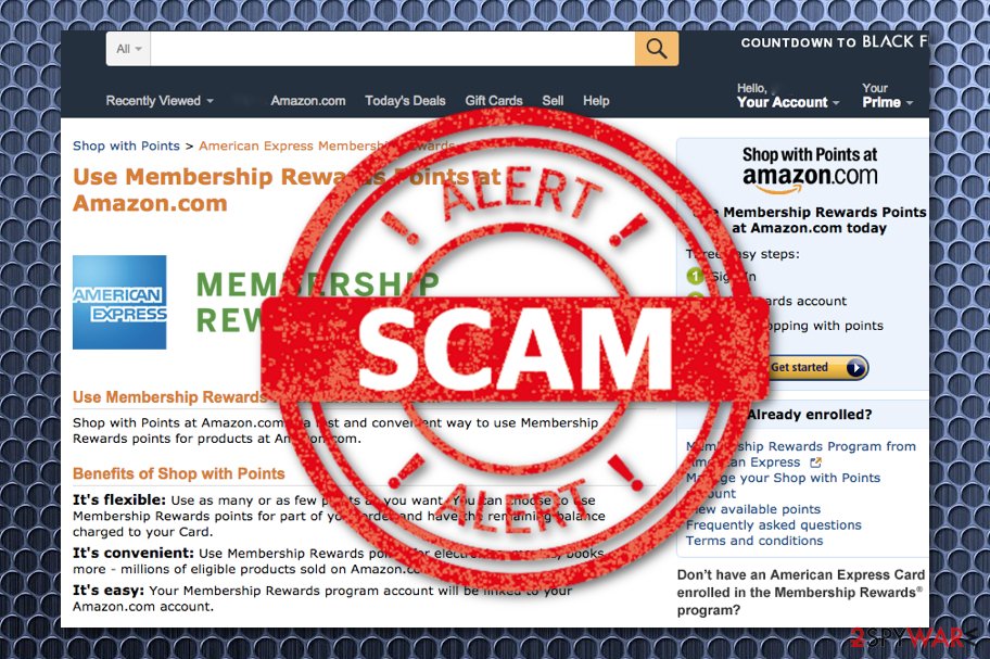 Remove Membership Rewards” scam (Jun 2021 update) virus