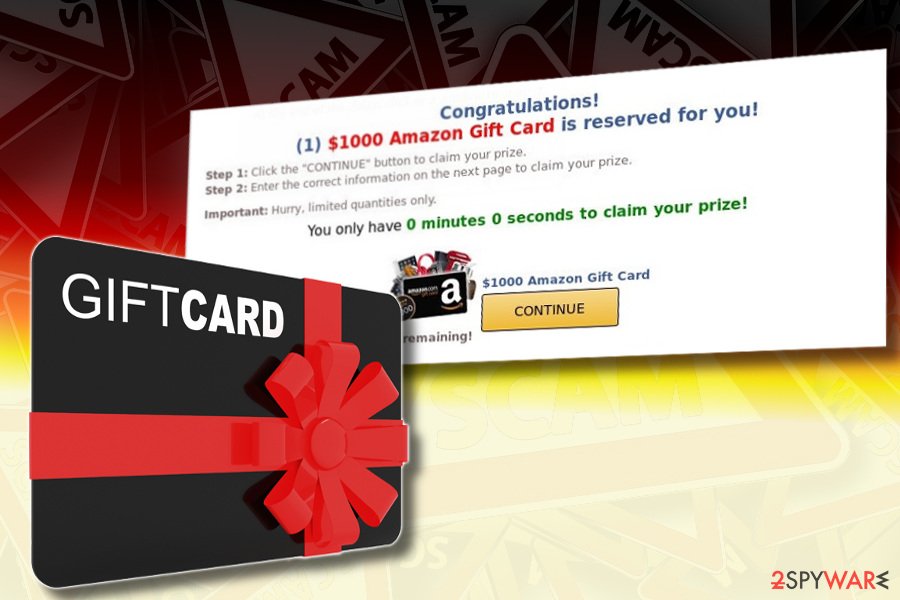 $1000 Amazon Gift Card scam