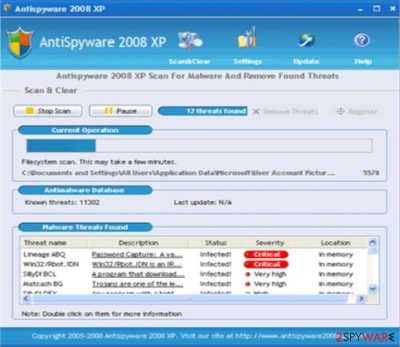 Antispyware 2008 XP