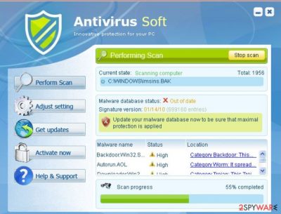 remove antivirus soft virus