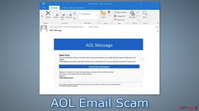AOL Email Scam