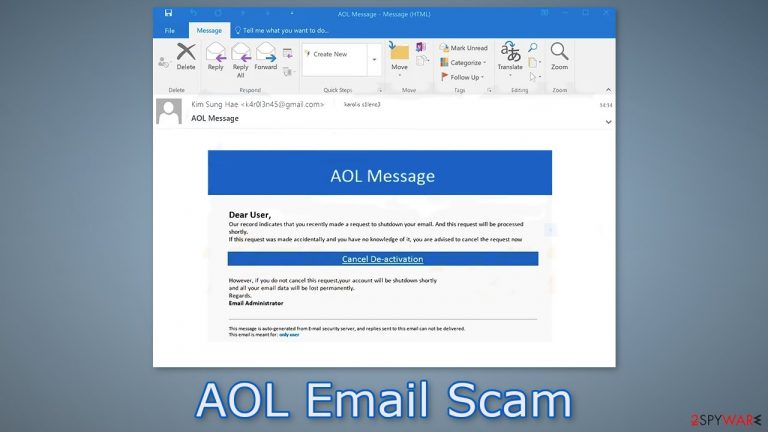 AOL Email Scam