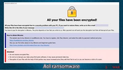 Aol ransomware