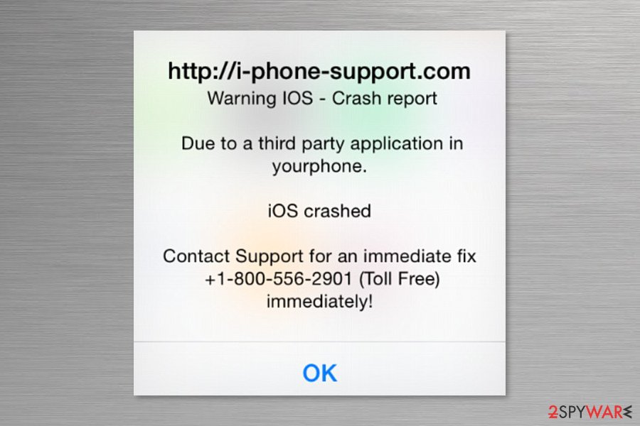 Apple “Warning Virus Detected” virus