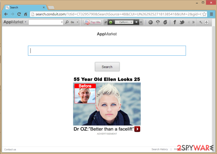 AppMarket Toolbar snapshot AppMarket Toolbar snapshot