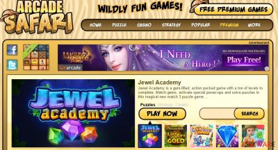 Arcade Safari ads Arcade Safari ads