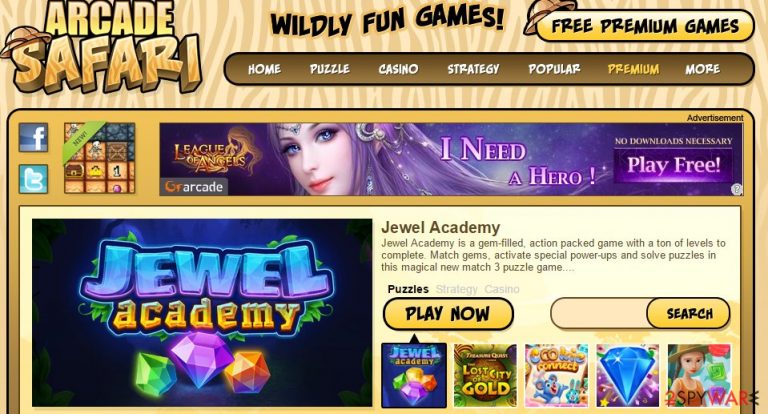 Arcade Safari ads