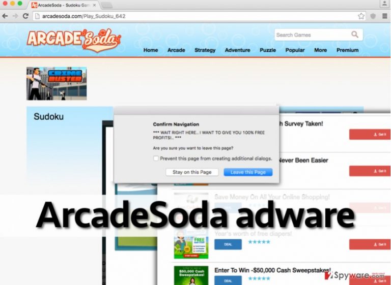 ArcadeSoda ads