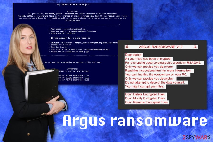 Argus ransomware virus