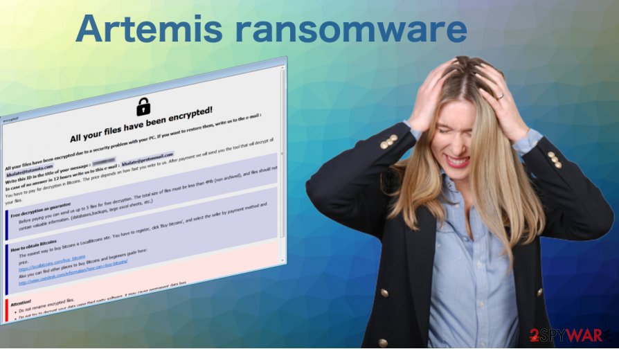 Remove Artemis ransomware (Virus Removal Guide) Decryption Steps Included