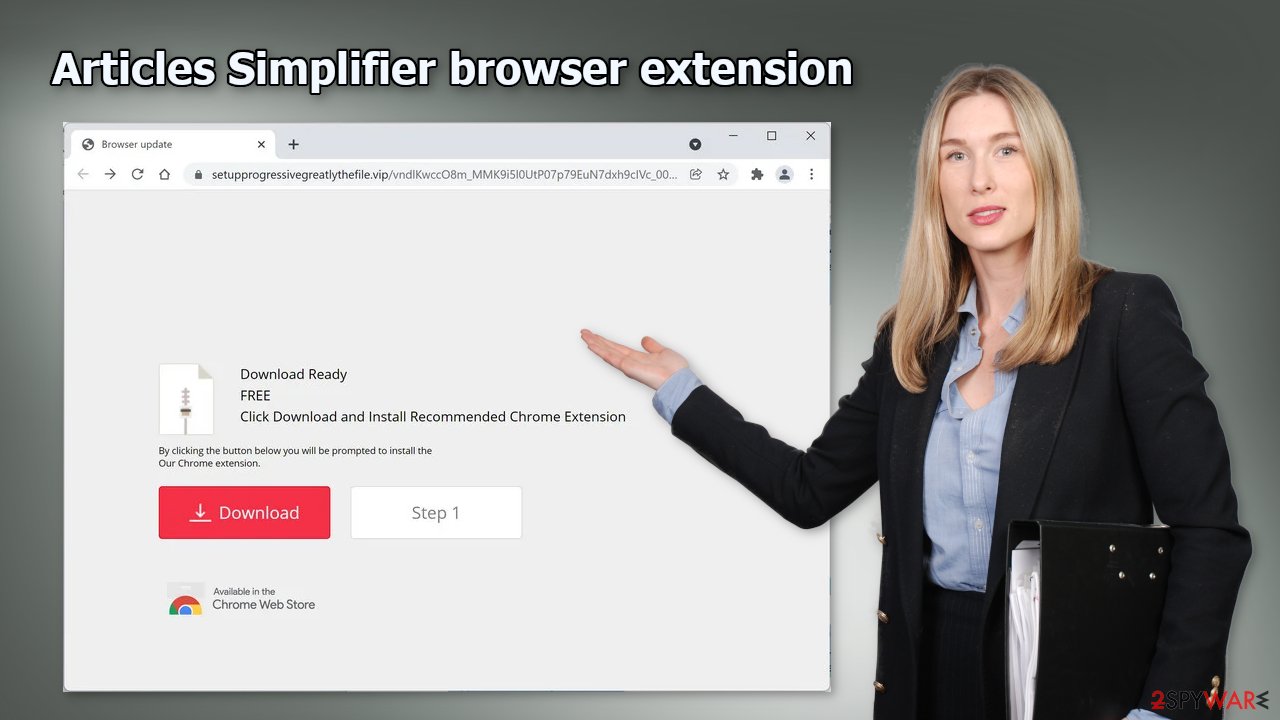 Articles Simplifier browser extension