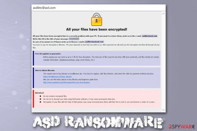 Asd ransomware