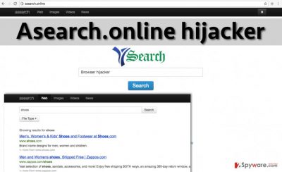The example of Asearch.online hijack