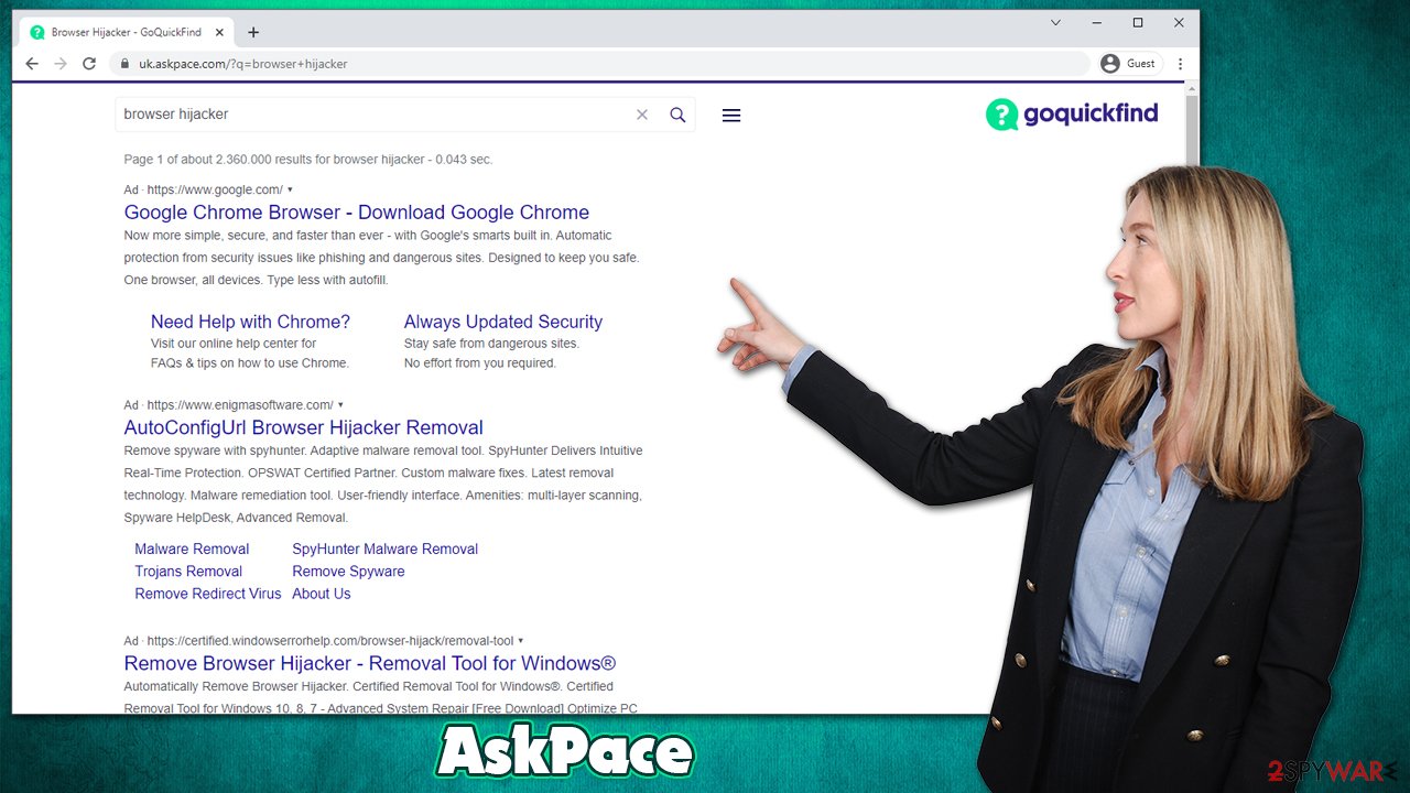 AskPace hijack